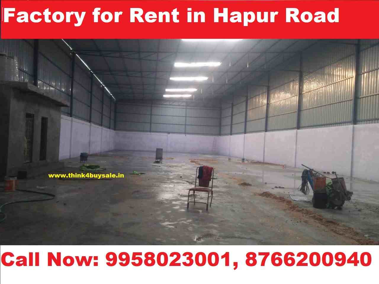 Factory for Rent in Hapur Road Industrial Area, Ghaziabad