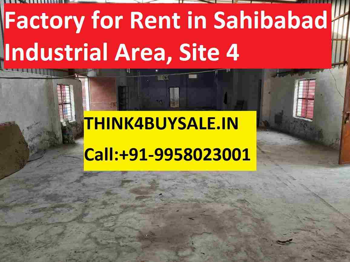 Factory for Rent in  Sahibabad Industrial Area Site 4, Ghaziabad