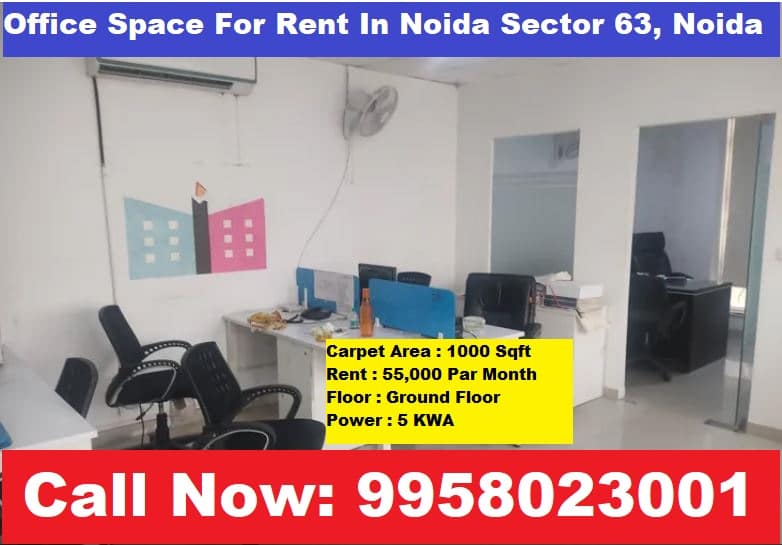Office Space For Rent In Noida Sector 63, Noida