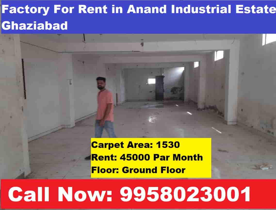 Factory for Rent in Anand Industrial Estate Ghaziabad