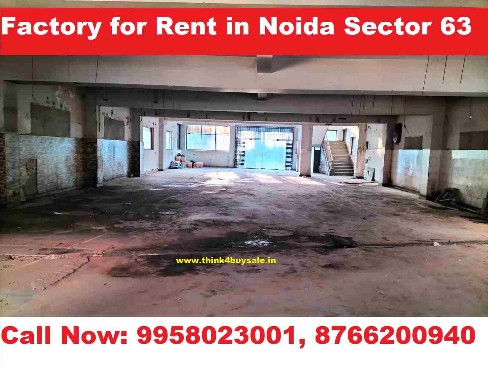 Factory for Rent in Noida Sector 63