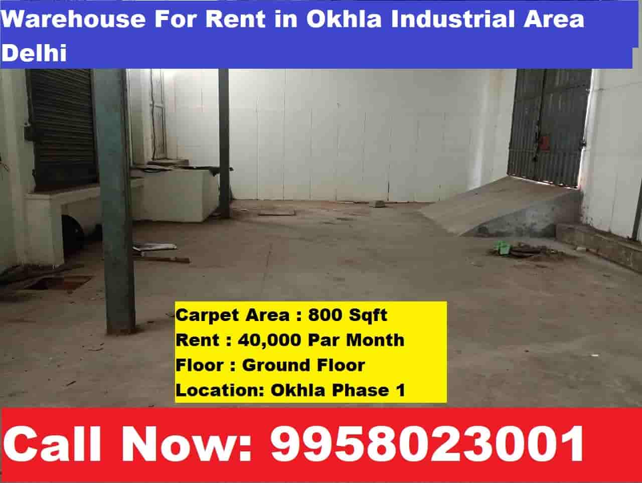Warehouse For Rent in Okhla Industrial Area Delhi