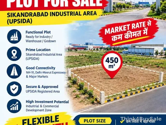 450 sq.m Industrial Plot for Sale in JOKHABAD, Greater Noida — photo 2