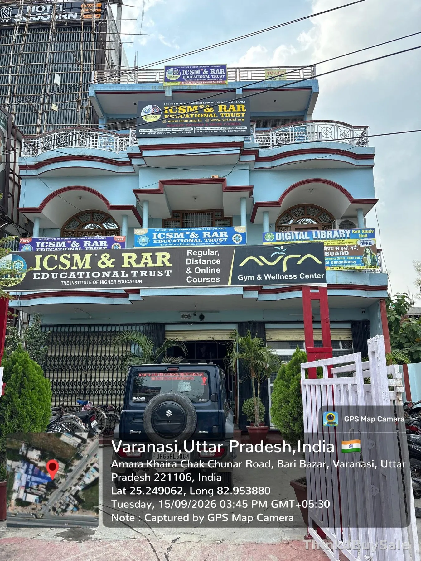 2,500 sq.ft Commercial Building for Rent in Building, Varanasi